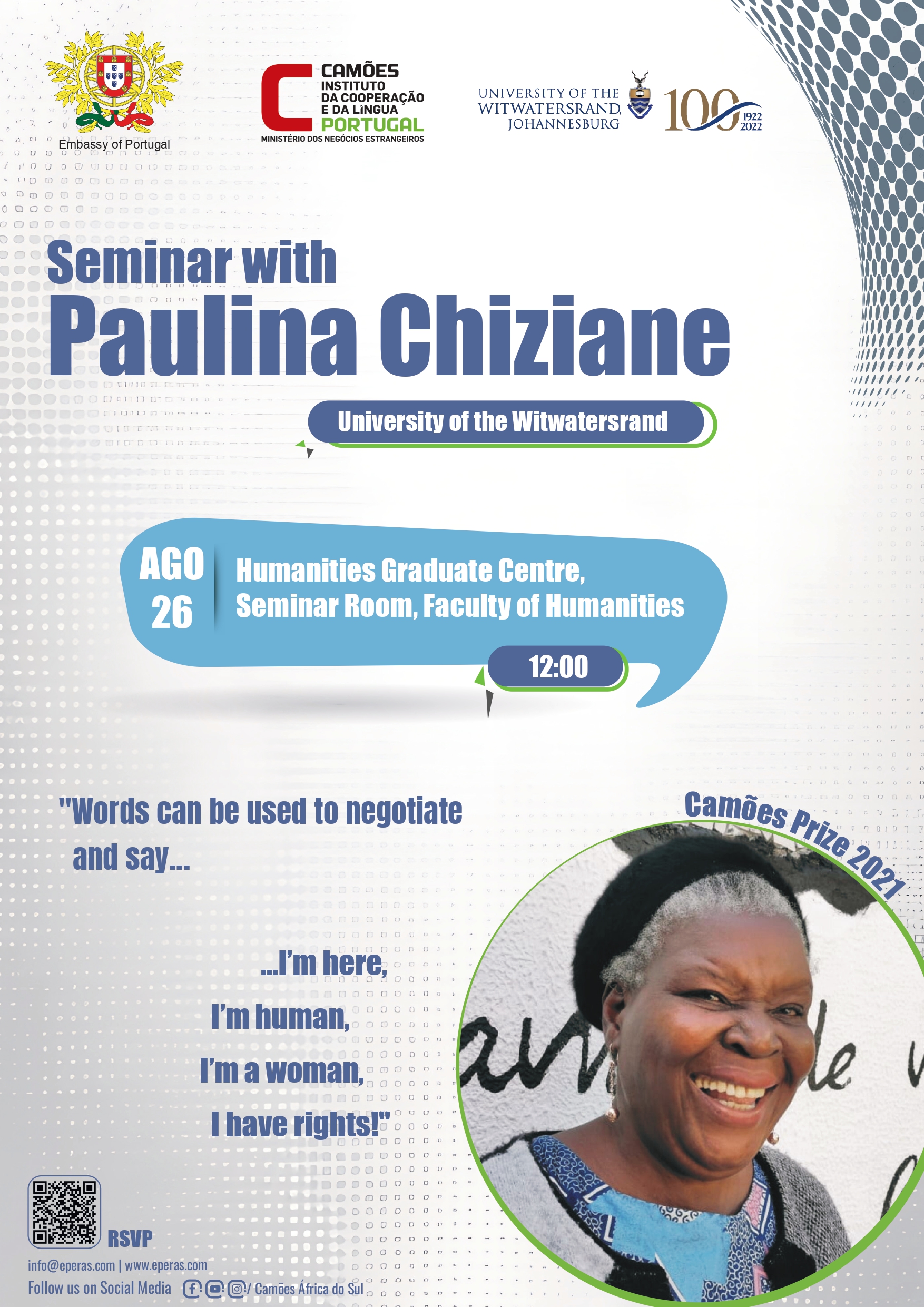 Seminar with Paulina Chiziane